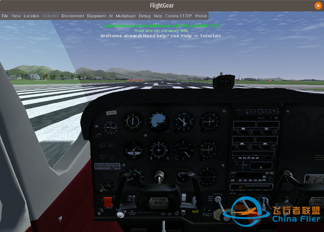 使用 FlightGear 翱翔天空-6281