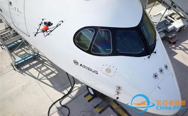 空客嘗試用無人機檢查客機-6722