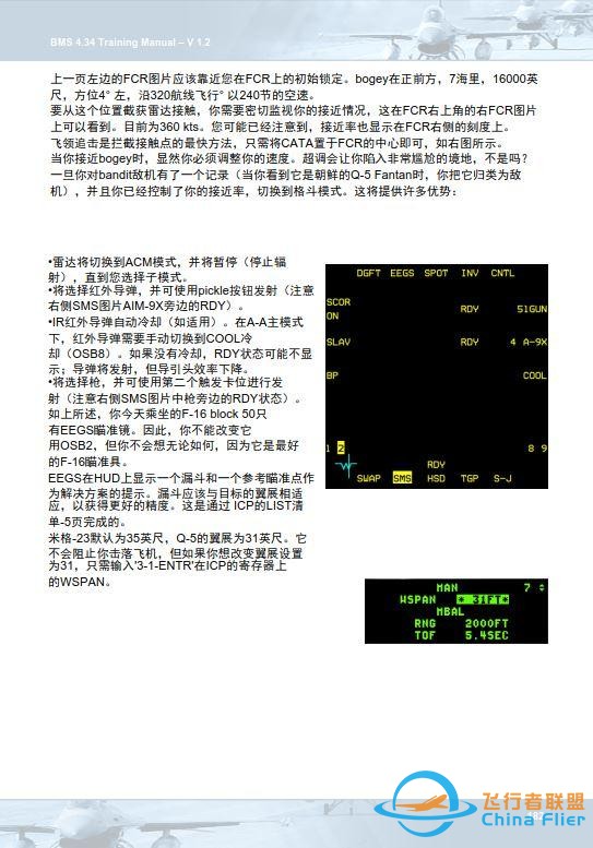 模擬飛行 BMS F-16 中文訓練手冊 19.2機炮-4383