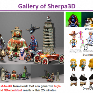 CVPR2024：Sherpa3D：通過(guò)粗略的3D先驗(yàn)提升高保真文本到3D生成