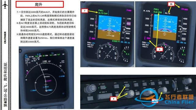P3D 龐巴迪支線客機CRJ700ER 中文指南 6.3爬升電腦輔助-4834
